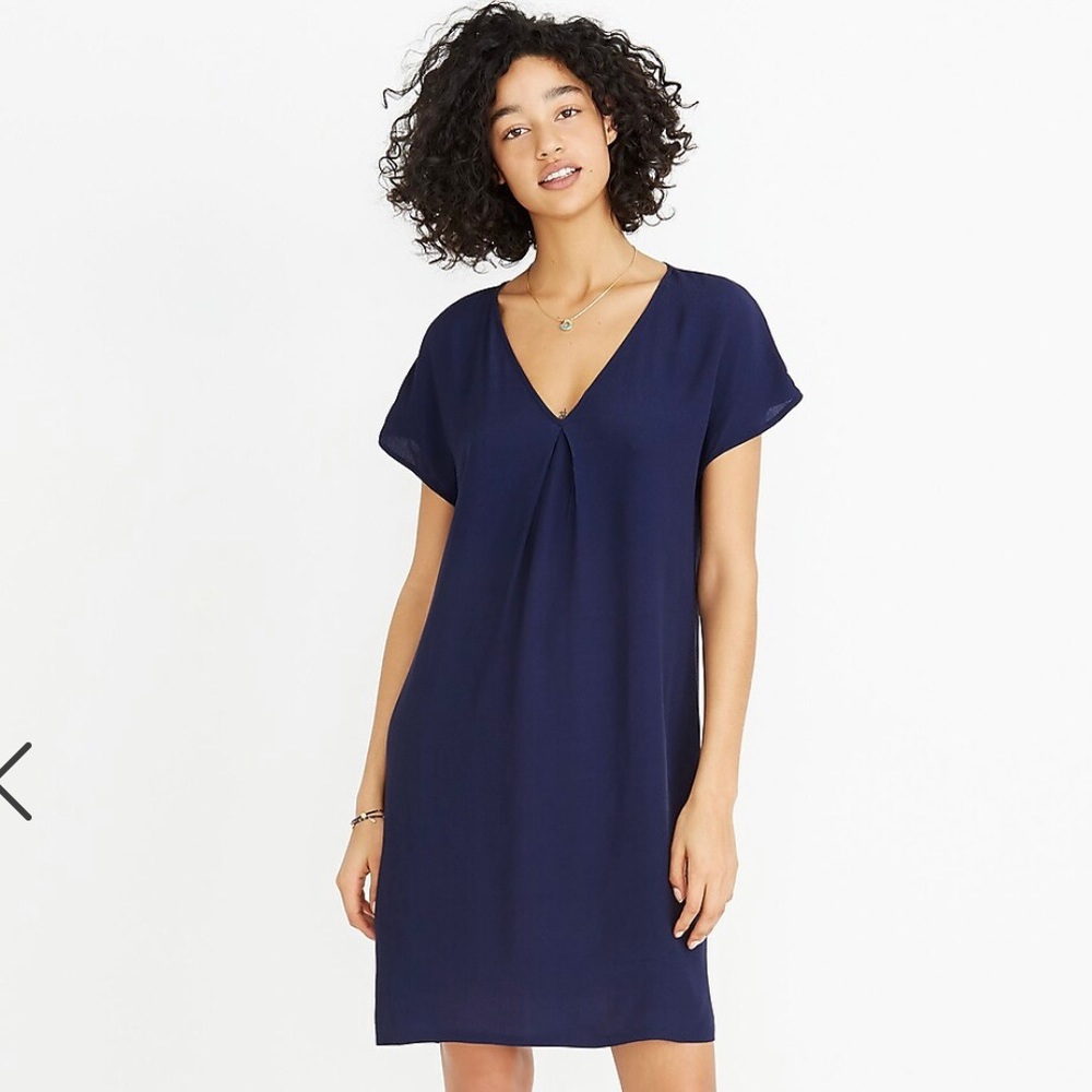 EUC Madewell Navy Moment Dress